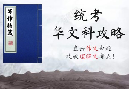11月统考华文攻略课（1对1）